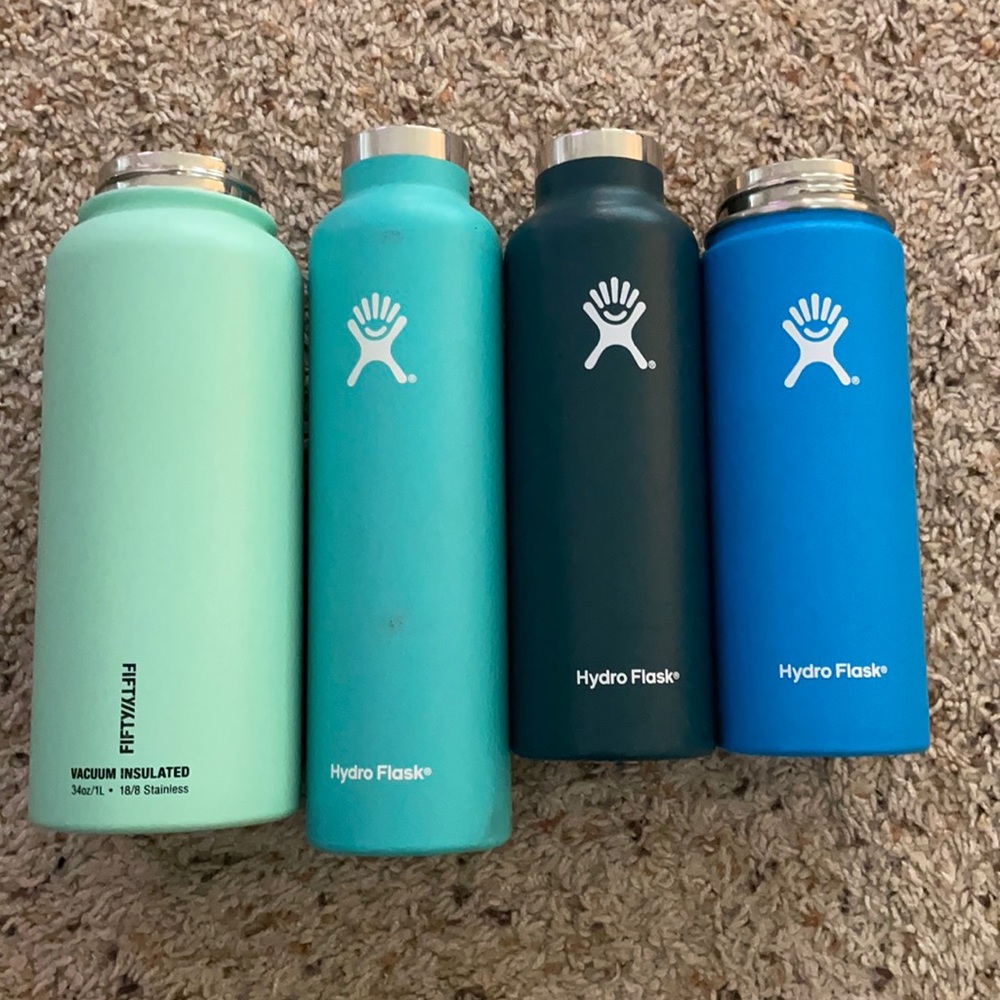 Fifty-fifty and hydro flasks